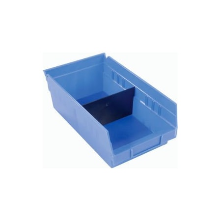 Akro-Mils Akro-Mils Shelf Bin Divider 40130 For 7"W x 4"H Shelf Bins, Black, Price Pack of 24 40130